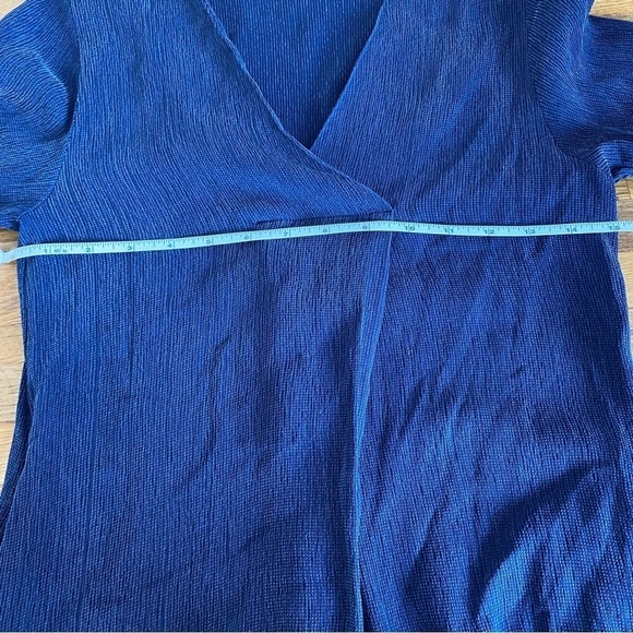 COS Women Blue Cupro Short Sleeves Mini Dress Size 2 - Picture 7 of 8